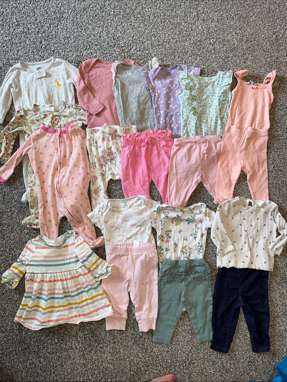 Girls 3-6 and 6 month clothing lot